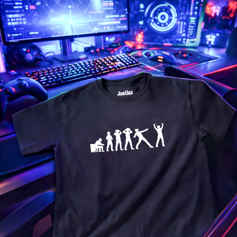 JustJax Gaming kids gaming t-shirts and apparel